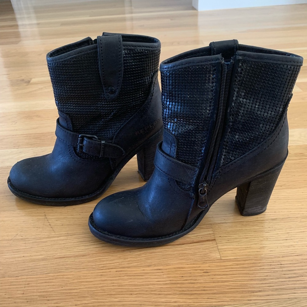 Black Short Boots